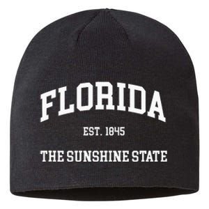 Florida The Sunshine State Sustainable Beanie