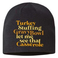 Funny Turkey Stuffing Gravy Bowl Thanksgiving Lover Sustainable Beanie