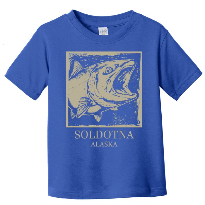 Fishing Town Souvenir Soldotna Alaska Gift Toddler T-Shirt