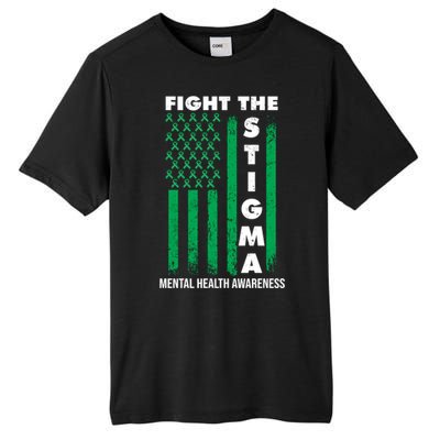 Fight The Stigma Tal Health Awareness Funny Gift Tall Fusion ChromaSoft Performance T-Shirt