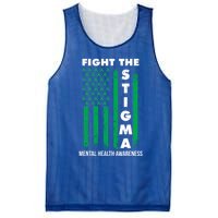 Fight The Stigma Tal Health Awareness Funny Gift Mesh Reversible Basketball Jersey Tank