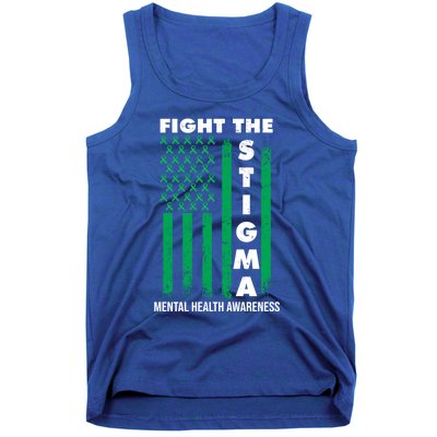 Fight The Stigma Tal Health Awareness Funny Gift Tank Top