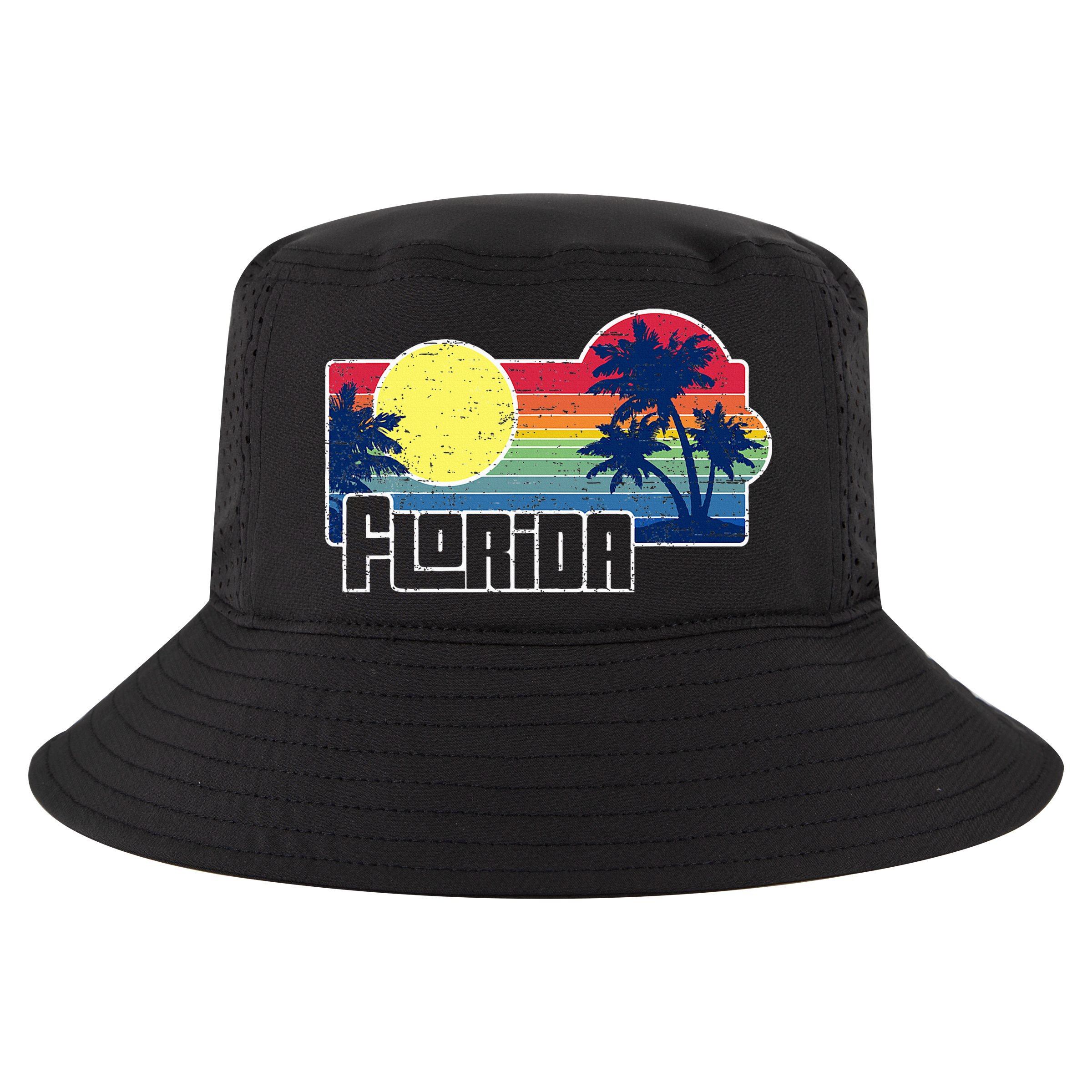 Florida The Sunshine State Florida Vacation Cool Comfort Performance Bucket Hat