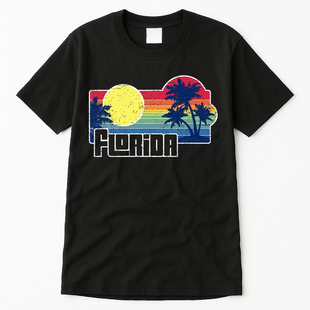 Florida The Sunshine State Florida Vacation Tall T-Shirt