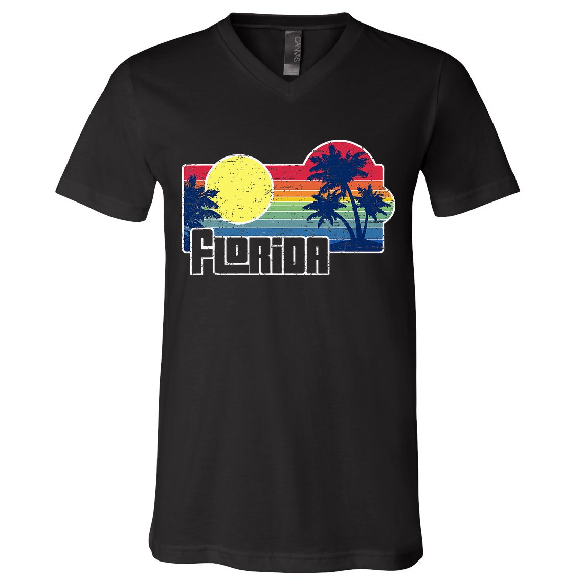 Florida The Sunshine State Florida Vacation V-Neck T-Shirt