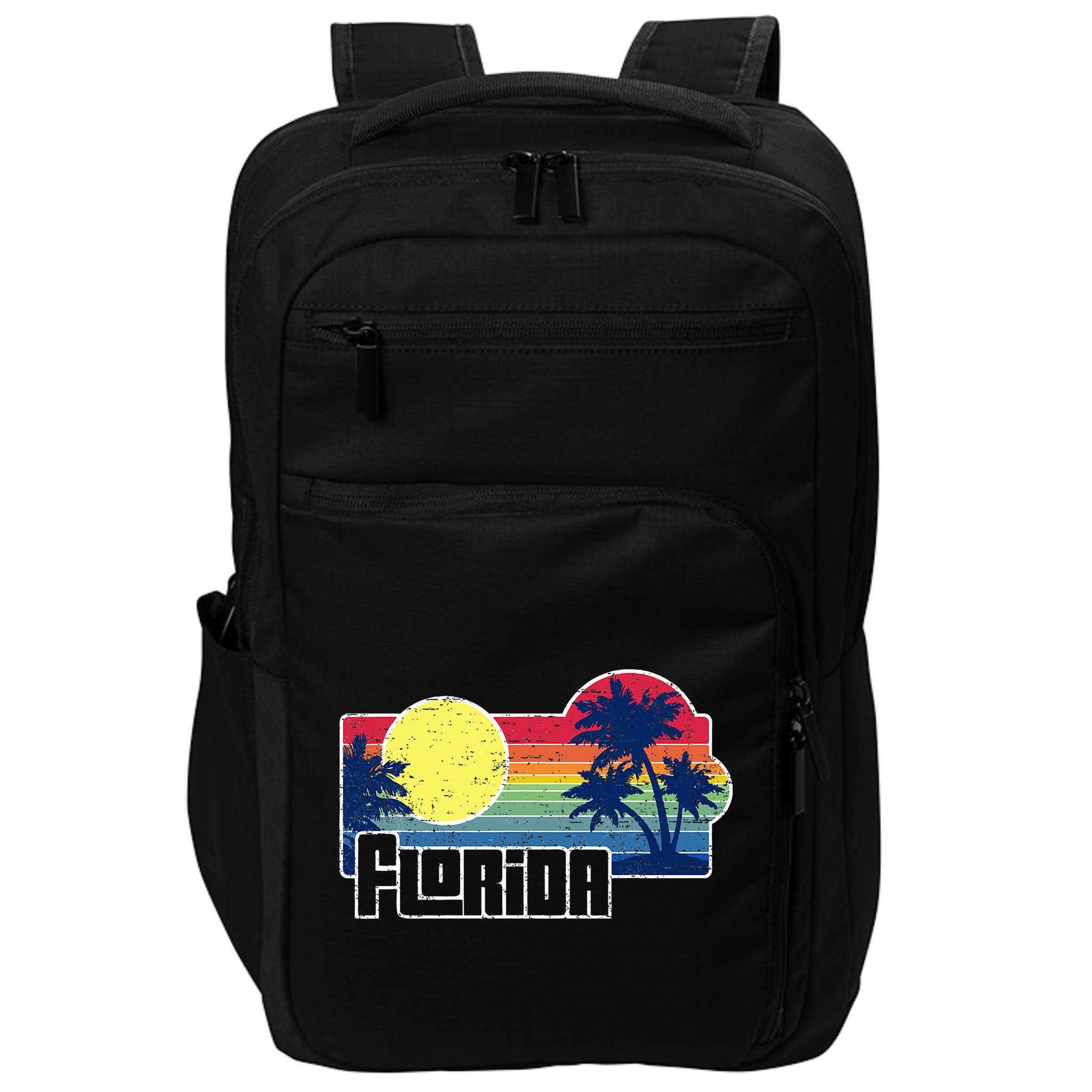 Florida The Sunshine State Florida Vacation Impact Tech Backpack
