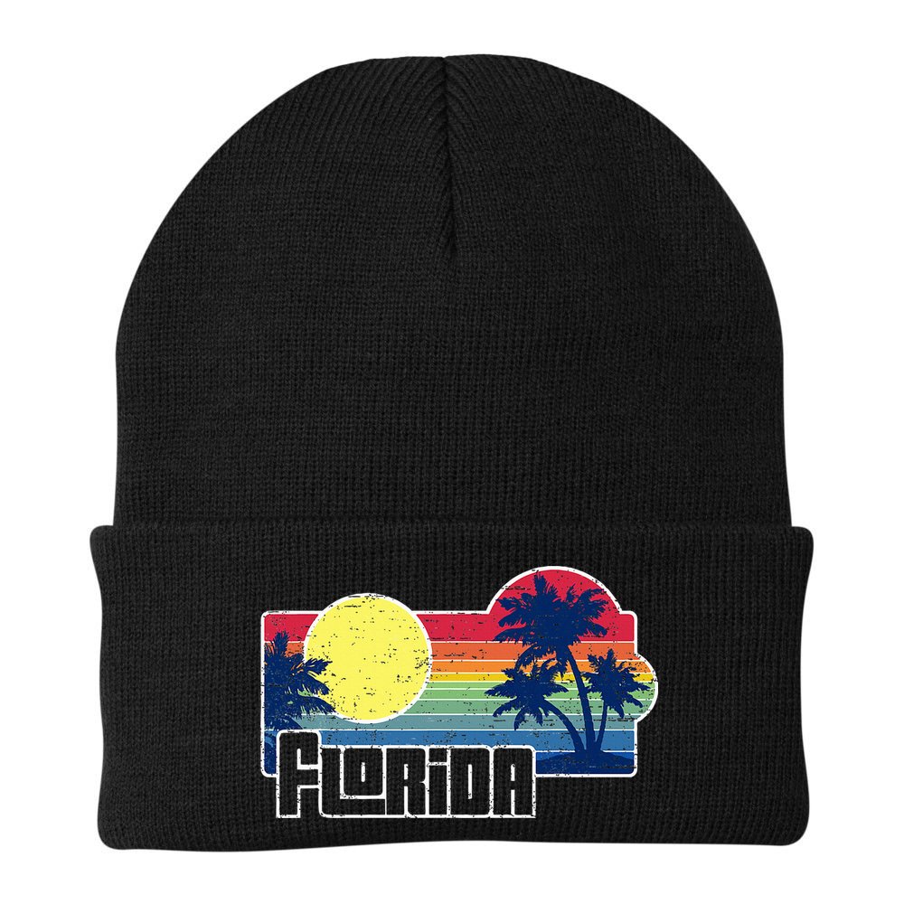 Florida The Sunshine State Florida Vacation Beanie