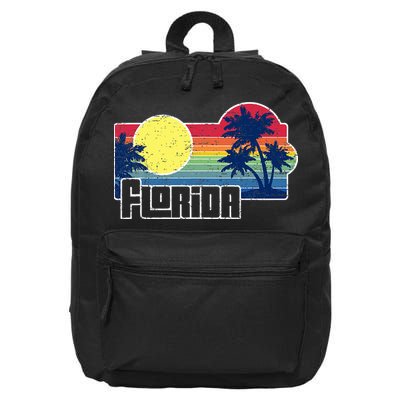 Florida The Sunshine State Florida Vacation 16 in Basic Backpack
