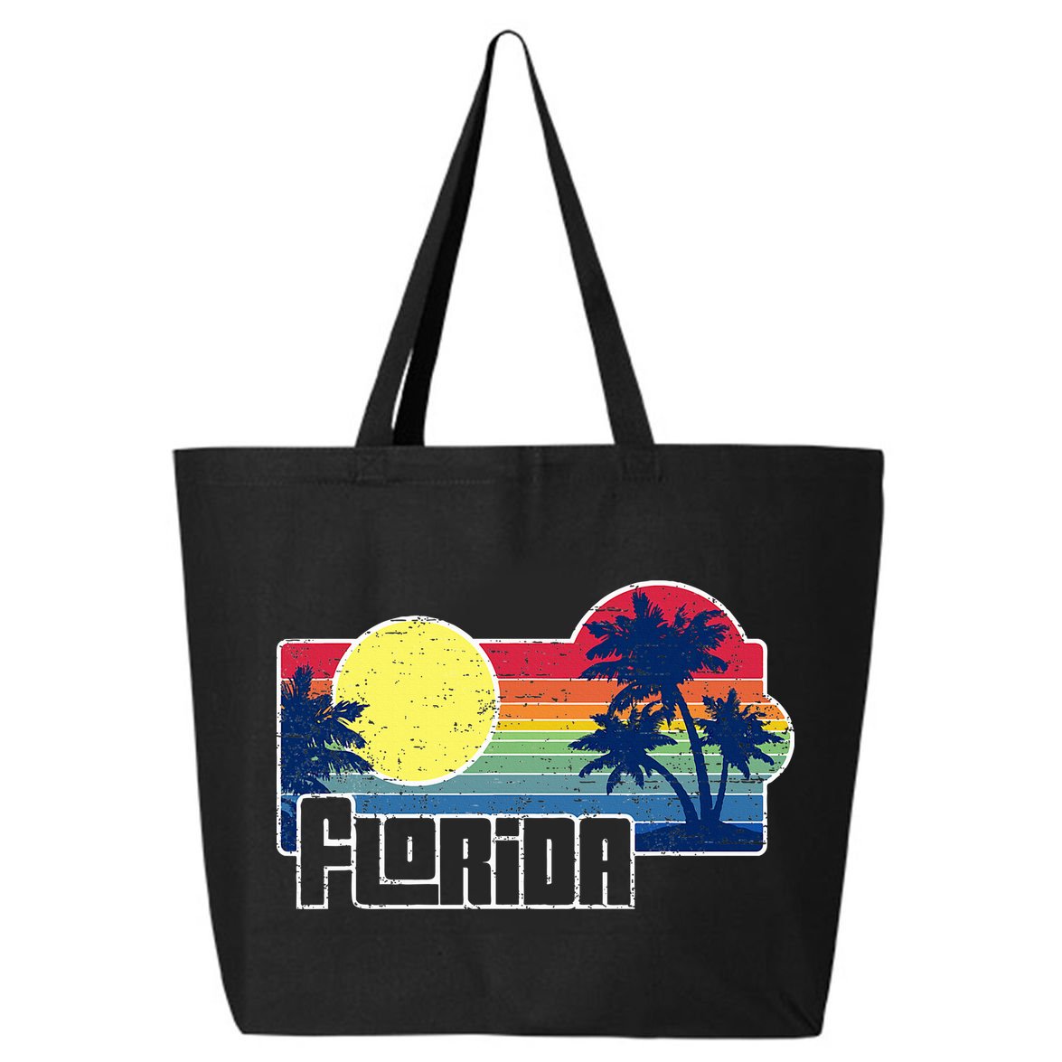 Florida The Sunshine State Florida Vacation 25L Jumbo Tote