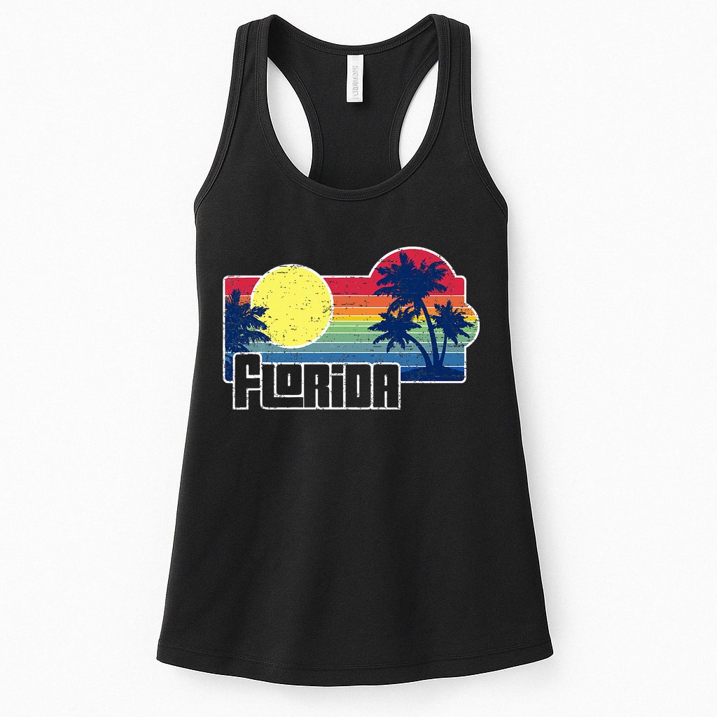 Florida The Sunshine State Florida Vacation Womens Tank Top