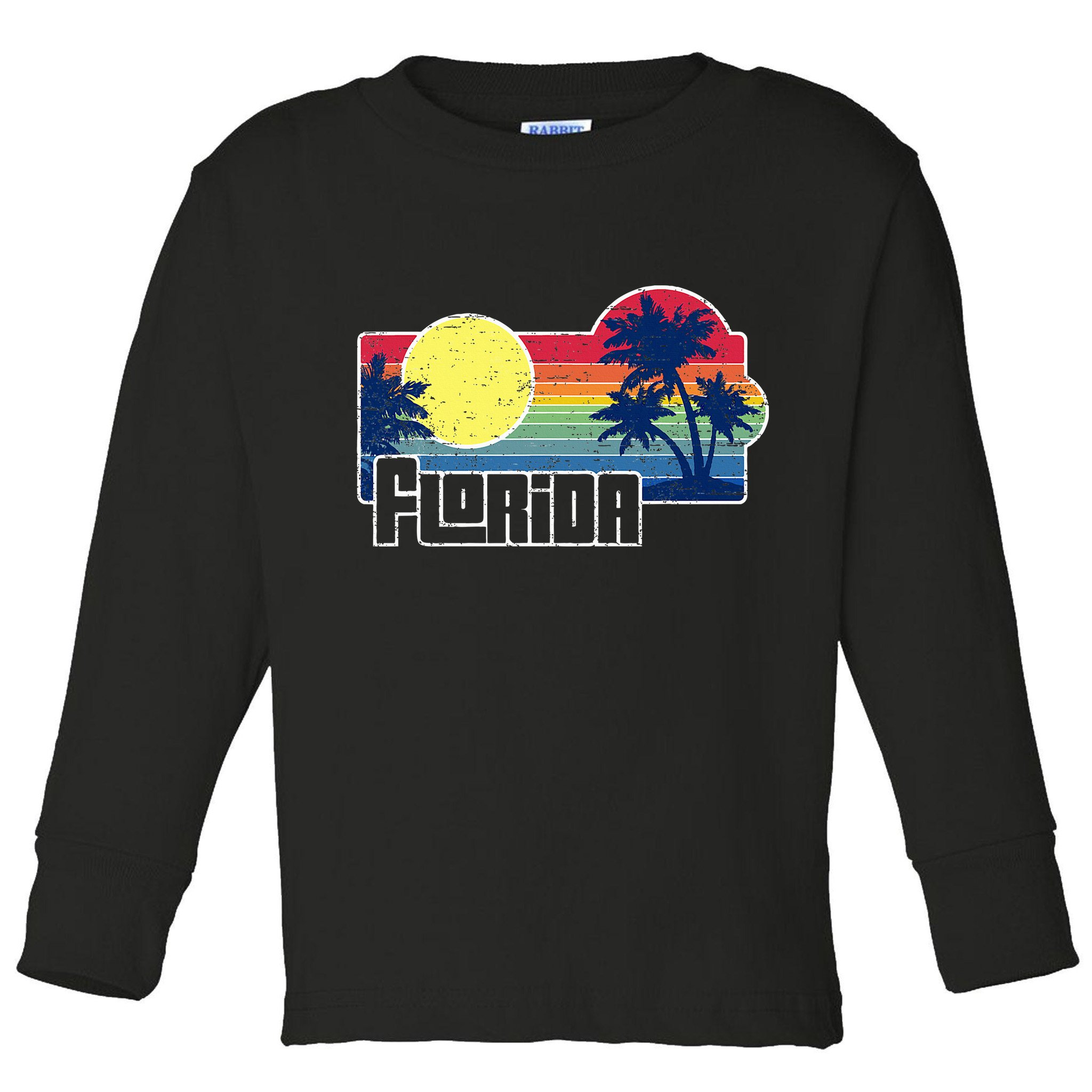 Florida The Sunshine State Florida Vacation Toddler Long Sleeve Shirt