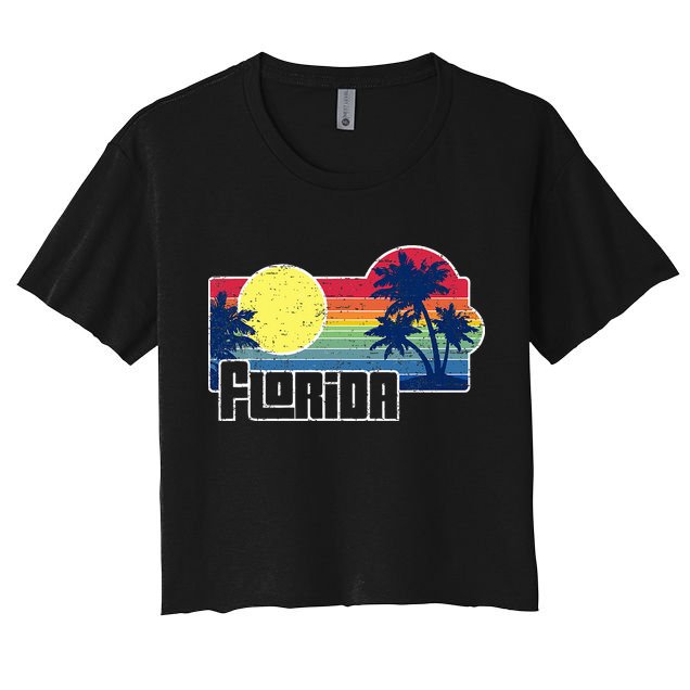 Florida The Sunshine State Florida Vacation Crop Top
