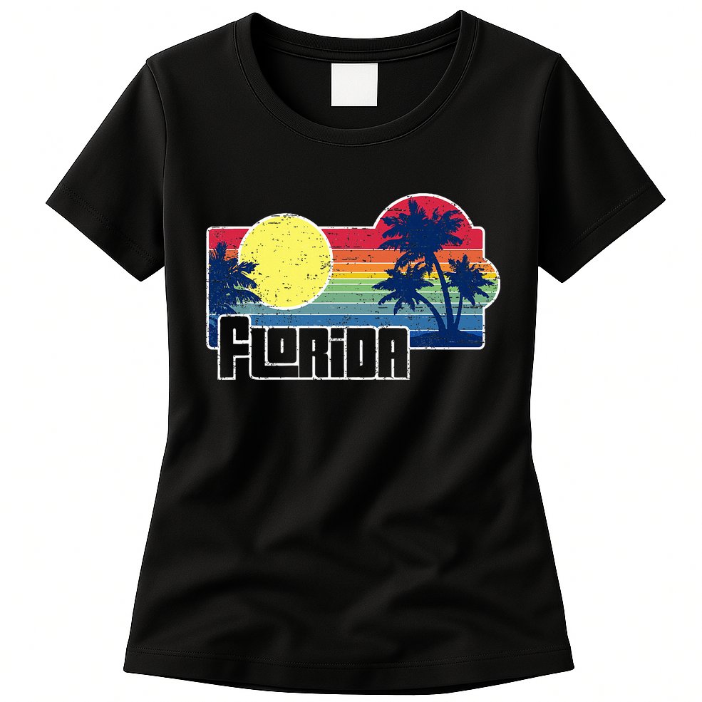 Florida The Sunshine State Florida Vacation Womens T-Shirt