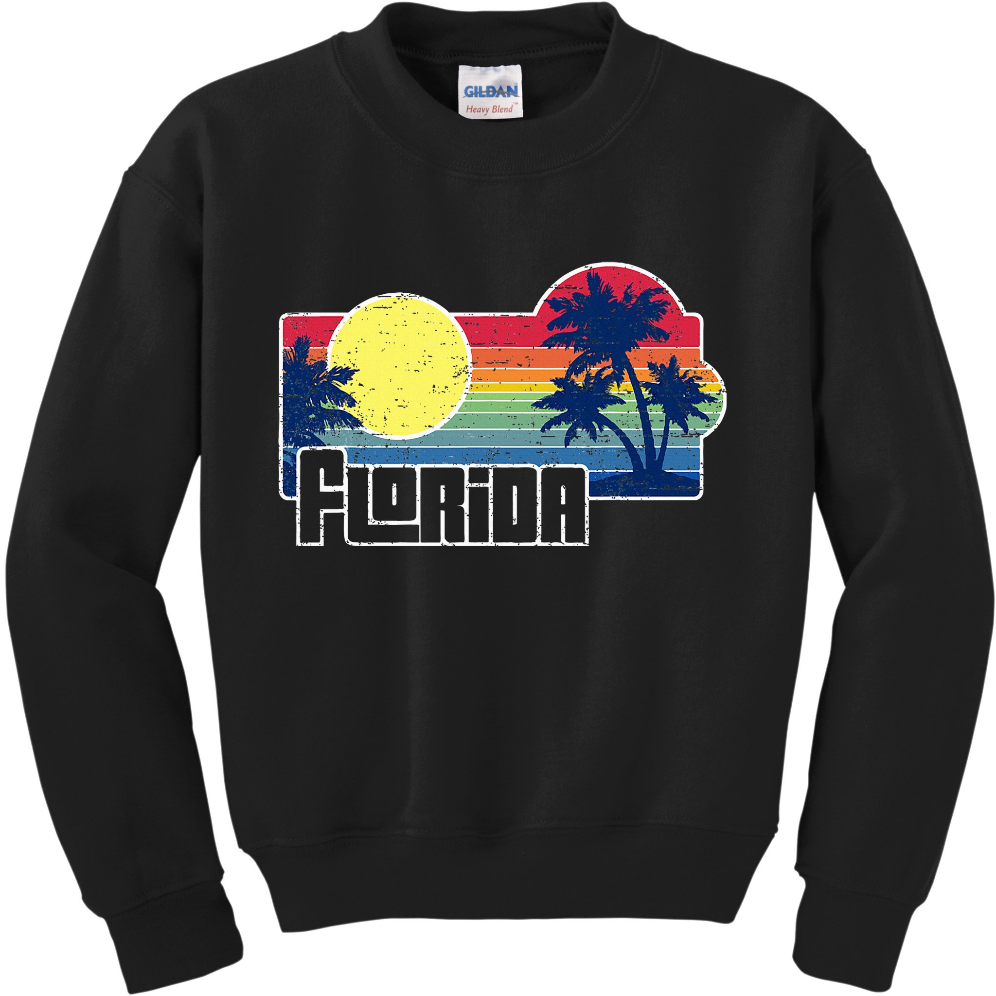Florida The Sunshine State Florida Vacation Kids Sweatshirt