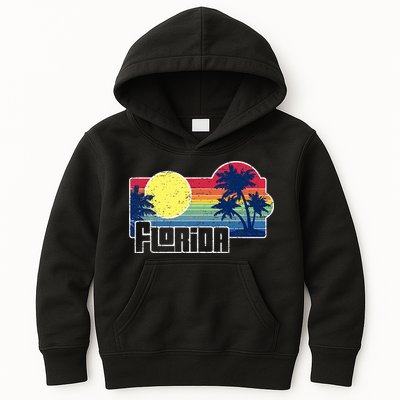 Florida The Sunshine State Florida Vacation Kids Hoodie