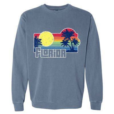 Florida The Sunshine State Florida Vacation Garment-Dyed Sweatshirt
