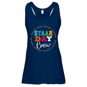 Funny Test Staar Day Crew Mode On Teacher Testing Ideas Ladies Essential Flowy Tank