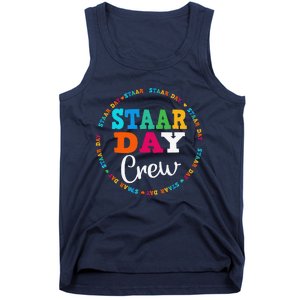 Funny Test Staar Day Crew Mode On Teacher Testing Ideas Tank Top