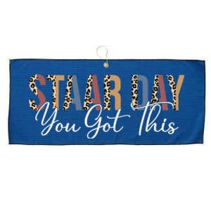 Funny Test Staar Day Mode On Teacher Testing Ideas School Large Microfiber Waffle Golf Towel