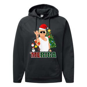 Funny Trump Salt President Trump Trump Christmas Performance Fleece Hoodie