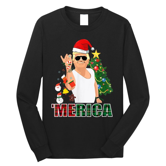 Funny Trump Salt President Trump Trump Christmas Long Sleeve Shirt