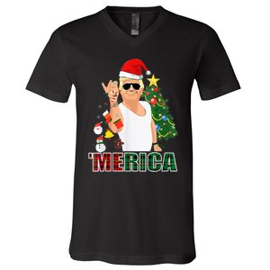 Funny Trump Salt President Trump Trump Christmas V-Neck T-Shirt