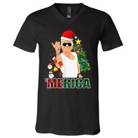 Funny Trump Salt President Trump Trump Christmas V-Neck T-Shirt