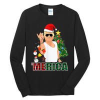 Funny Trump Salt President Trump Trump Christmas Tall Long Sleeve T-Shirt