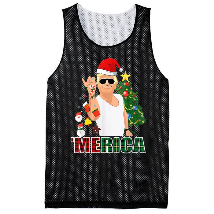 Funny Trump Salt President Trump Trump Christmas Mesh Reversible Basketball Jersey Tank