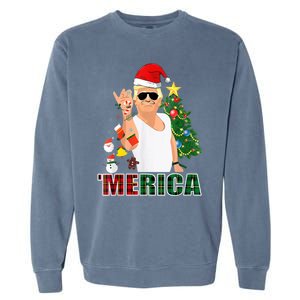 Funny Trump Salt President Trump Trump Christmas Garment-Dyed Sweatshirt