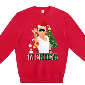 Funny Trump Salt President Trump Trump Christmas Premium Crewneck Sweatshirt