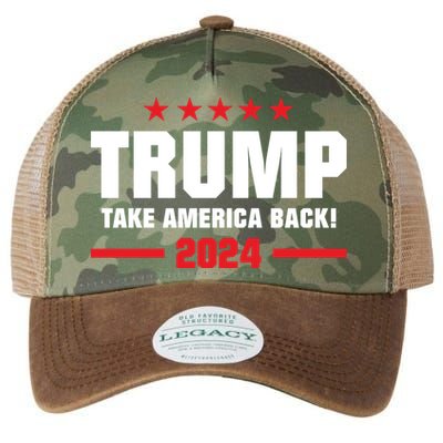 American President Donald Trump Supporters Take America Back Legacy Tie Dye Trucker Hat