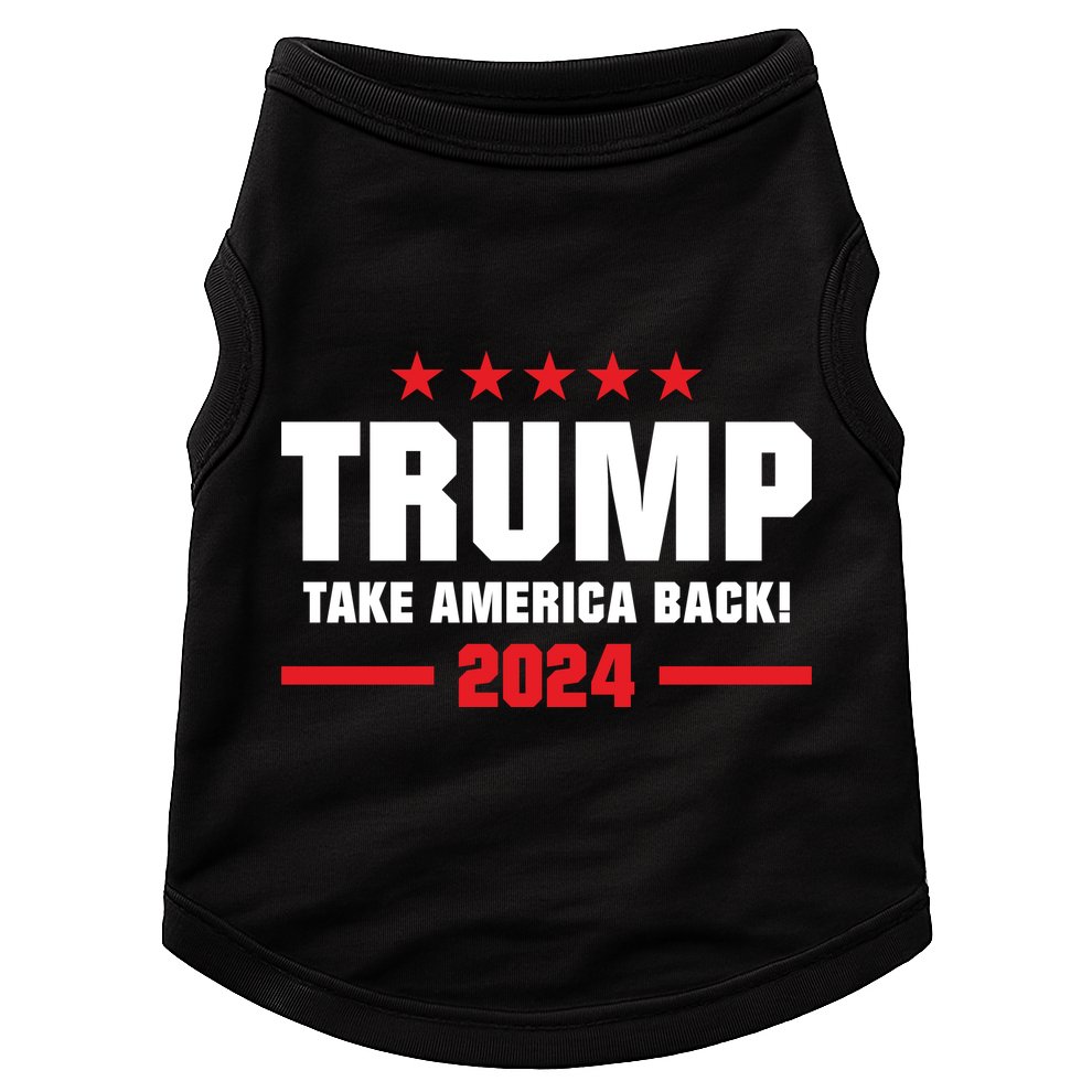 American President Donald Trump Supporters Take America Back Doggie Tank