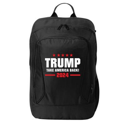 American President Donald Trump Supporters Take America Back City Backpack