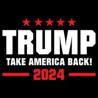 American President Donald Trump Supporters Take America Back Backpack