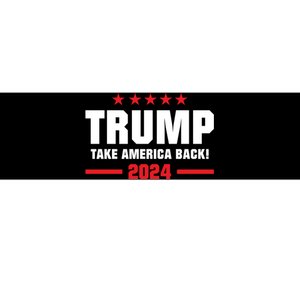 American President Donald Trump Supporters Take America Back Bumper Sticker