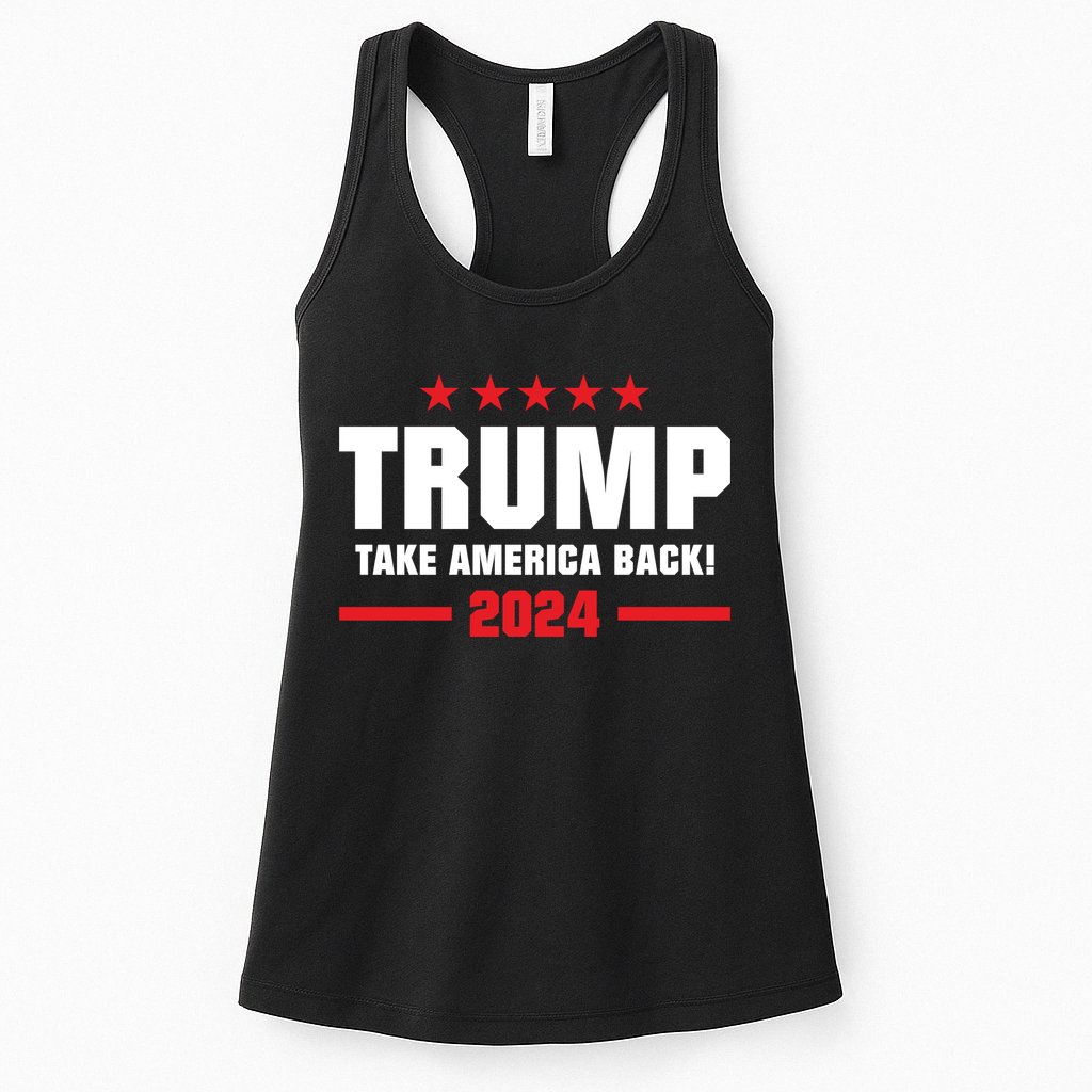 American President Donald Trump Supporters Take America Back Womens Tank Top