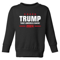 American President Donald Trump Supporters Take America Back Toddler Sweatshirt