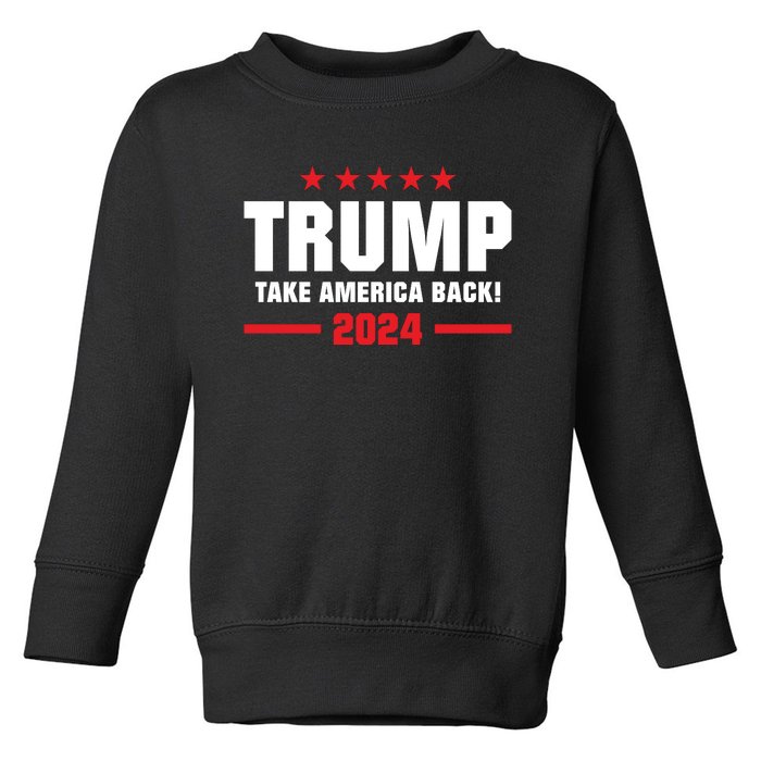 American President Donald Trump Supporters Take America Back Toddler Sweatshirt