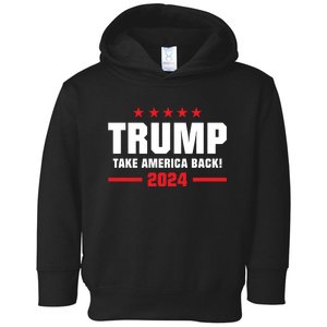 American President Donald Trump Supporters Take America Back Toddler Hoodie