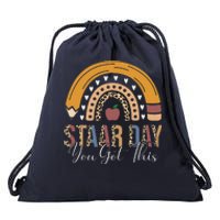 Funny Test Staar Day Mode On Teacher Testing Ideas School Drawstring Bag