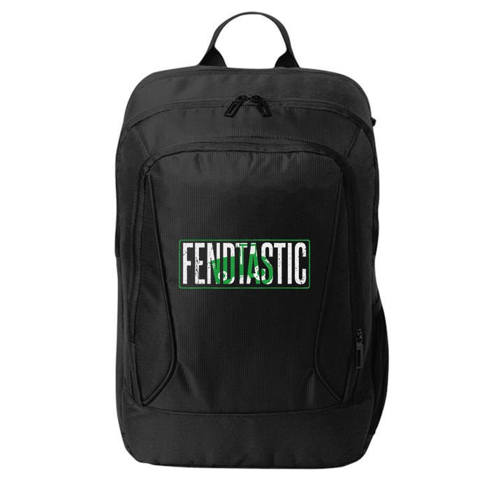 Fendtastic Tractor Saying For Farmers And Farmers City Backpack