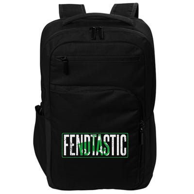 Fendtastic Tractor Saying For Farmers And Farmers Impact Tech Backpack