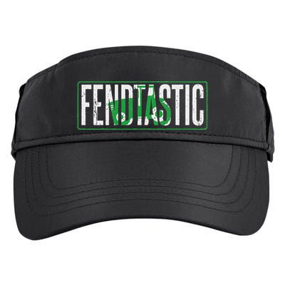 Fendtastic Tractor Saying For Farmers And Farmers Adult Drive Performance Visor