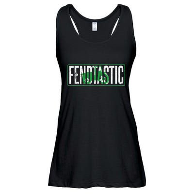 Fendtastic Tractor Saying For Farmers And Farmers Ladies Essential Flowy Tank