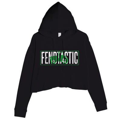 Fendtastic Tractor Saying For Farmers And Farmers Crop Fleece Hoodie