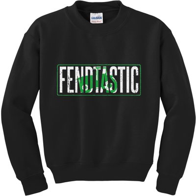Fendtastic Tractor Saying For Farmers And Farmers Kids Sweatshirt