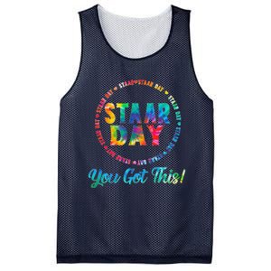 Funny Test Staar Day Mode On Teacher Testing Ideas School Mesh Reversible Basketball Jersey Tank