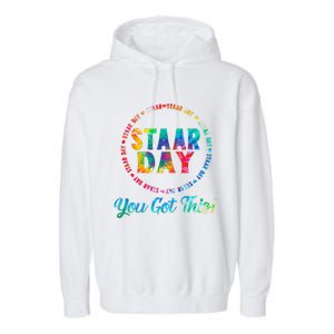 Funny Test Staar Day Mode On Teacher Testing Ideas School Garment-Dyed Fleece Hoodie