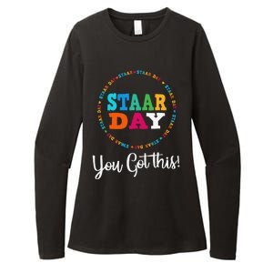 Funny Test Staar Day Mode On Teacher Testing Ideas School Womens CVC Long Sleeve Shirt